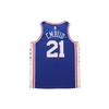 Nike NBA Swingman Jersey Basketball Sports SW Fan Edition Philadelphia 76ers 21 Blue Men's CW3678-495