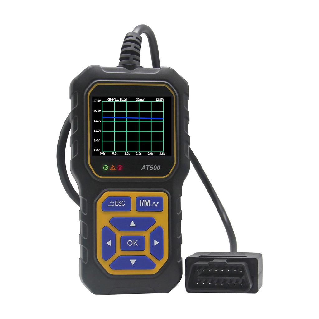 All System Diagnostic Tool OBDII & EOBD Code Scanner Automotive Scanner Automotive Code Reader for Charging System Test