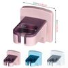 Punch-free Bathroom Organizer Wall Mounted Storage Rack Hairdryer Holder Wall Shelf Hanger