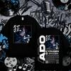 2025 Summer Ado Hibana Kyougen World Tour Concert Tshirt Mens Fashion Tshirt 100 Cotton Casual Short Sleeve Loose Tshirt