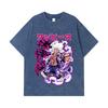 275 GSM Washed T-shirts 100% Cotton One Piece V28 Nika Print Unisex Heavy Cotton T Shirt