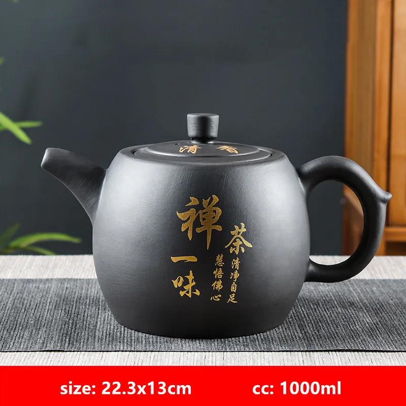 Yixing Purple Clay Tea Pot Chinese Large Capacity Teapot Tradition Beauty Tea Infuser Retro Tea Set Household Drinkware 1000ml