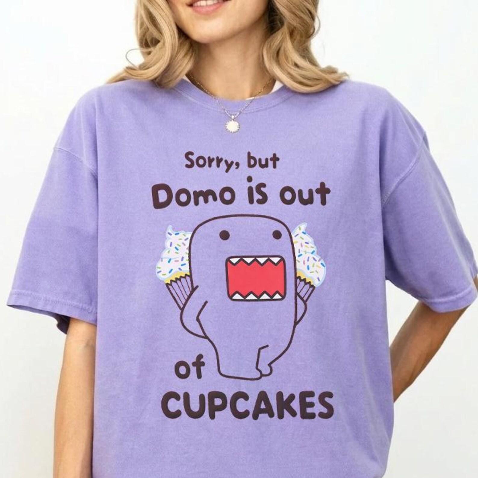 Comfort Colors® Domo Cupcake Shirt – Y2K Shirt,Harajuku Shirt,Kawaii Shirt,Domo Tshirt XL
