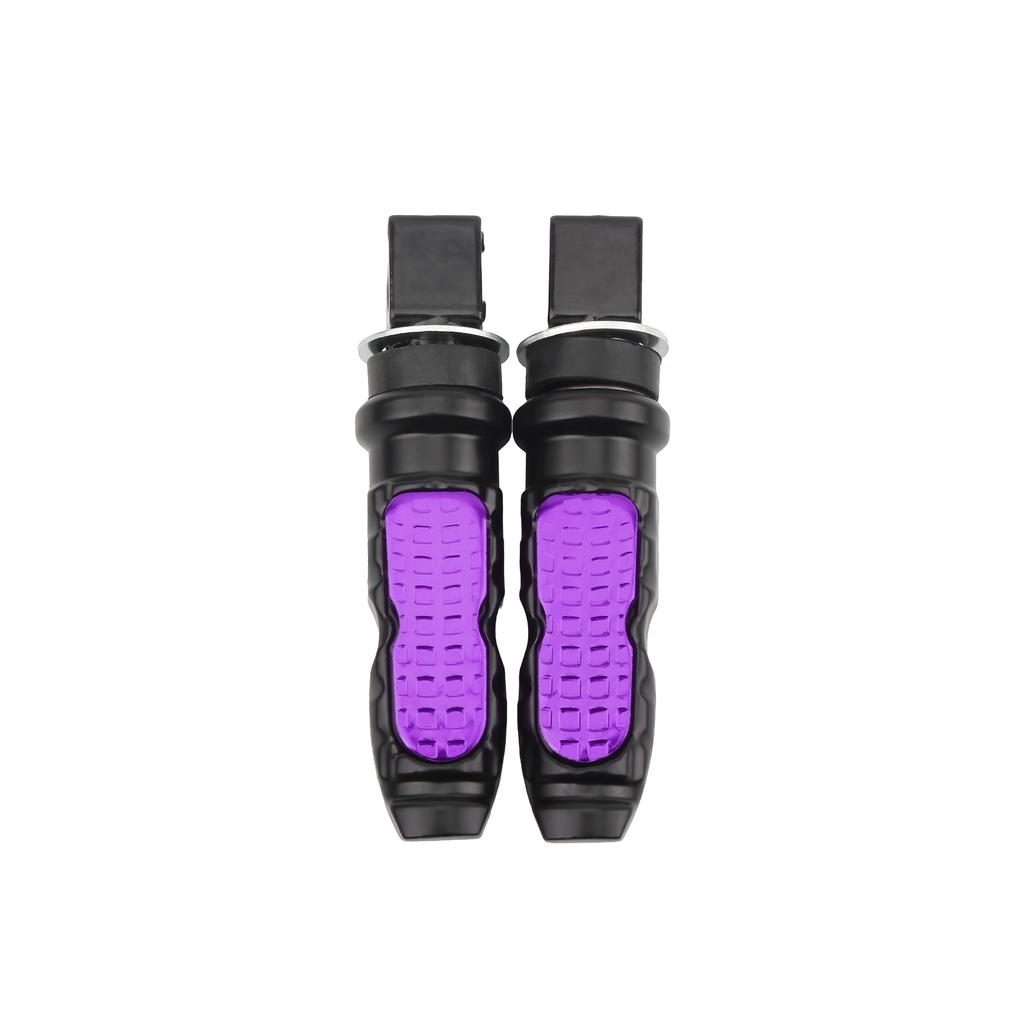 Motorcycle Color Foot Pedals Universal Antiskid Aluminum Alloy Back Pedal Motorbike Scooter Modification Accessories