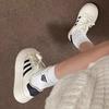 Shell Head Black Board Shoes Women's 2025 Autumn New Platform Leisure Sports Big Head Cute Doll Shoes High Value