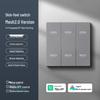Smart Switch with AG Skin-feel Panel Connects To Mijia APP, Supports Xiao Ai Voice Control, Remote, and Touch Control.