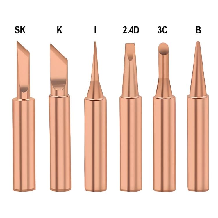 Professional Soldering Iron Tip High Precisions Temperature Control Copper Soldering Station Replacement Welding Tip