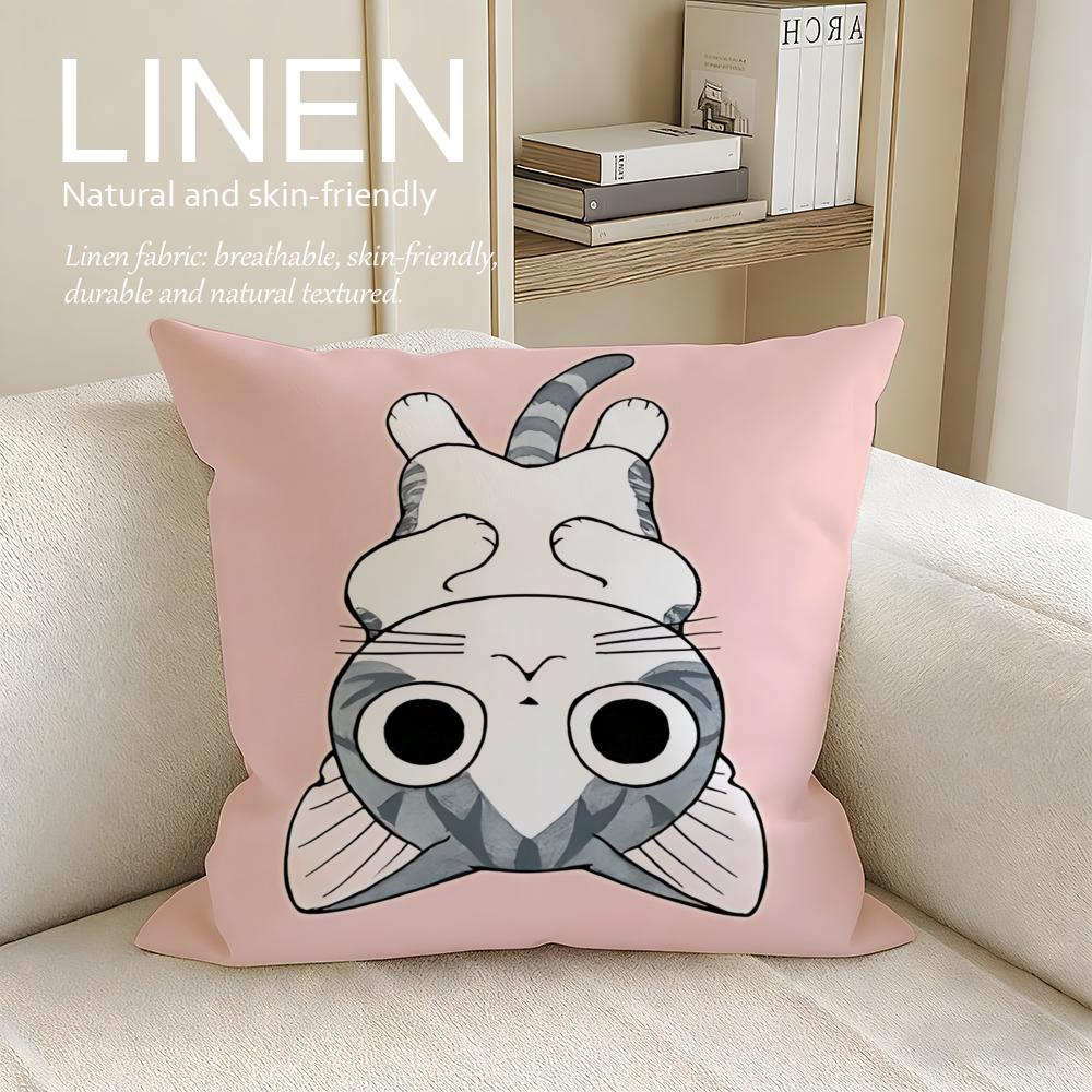 Cute Chis Sweet Home Cushion Cover Pillowcase Set Pcs x x Breathable Washable Sofa Cushion Cover