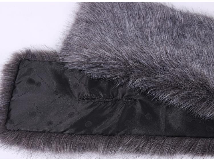 Women's Faux Fox Fur Shawl Cloak: Thick Autumn/Winter Bridal Evening Scarf and Neck Warmer
