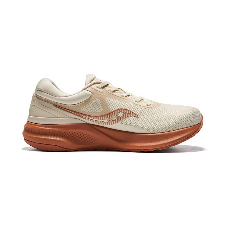 Saucony Puff Daily Comfort Walking Fabric Non-Slip Wear-Resistant Low-Top Casual Running Shoes Unisex sneaker Khaki-Brown S28194-6