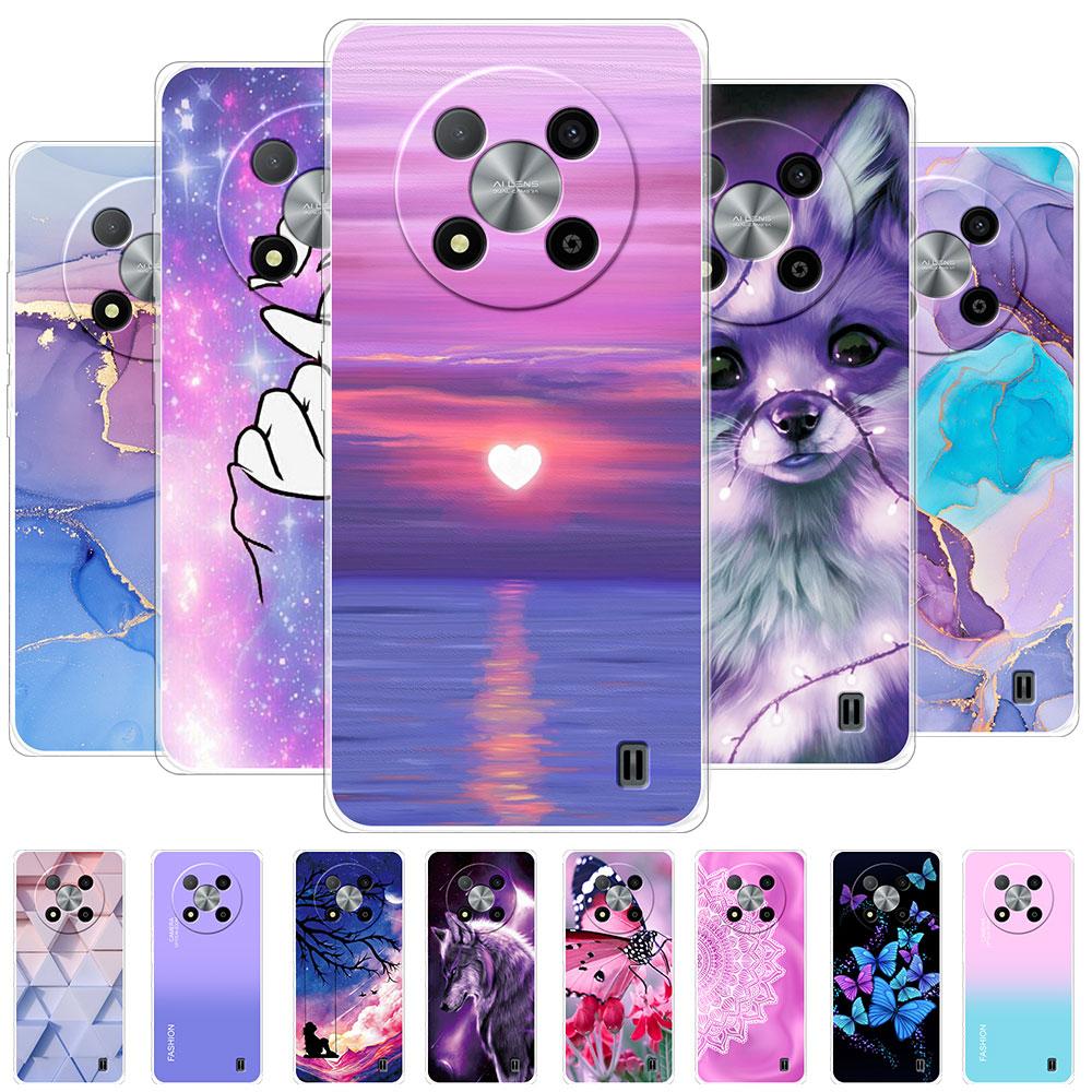 Pour ZTE Blade A73 Coque Pour ZTE Blade A73 5G Housse Mode Transparente Protection Silicone Souple Étui Téléphone Pour ZTE Blade A73 Coque Fundas