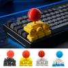 Tapa de Tecla de Joystick de Juego Vintage Impresa en 3D Novedad Tapa de Tecla para Teclado Mecánico Enlace de 4 Teclas Accesorio de Botón de Mini Controlador de Lucha para Jugador