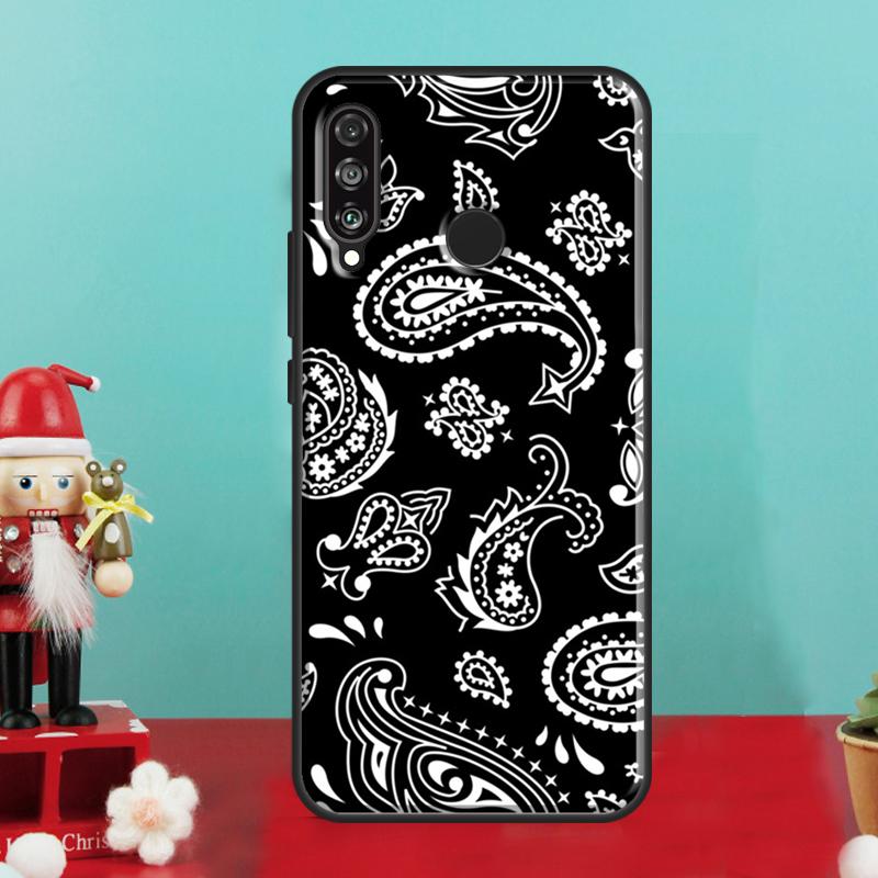 Bandana Seamless Pattern For Huawei Nova 12i 12s 11i 5T Y90 Y70 Y60 Y61 Y91 Y72 9 10 SE P60 Pro P20 P30 P40 Lite Case