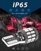 T10 LED Red Explosive 2 LED T10 LED Inspection Compatible with 3014 LED Chips /24V Car Position/License Lamp/License Lamp/Room Lamp