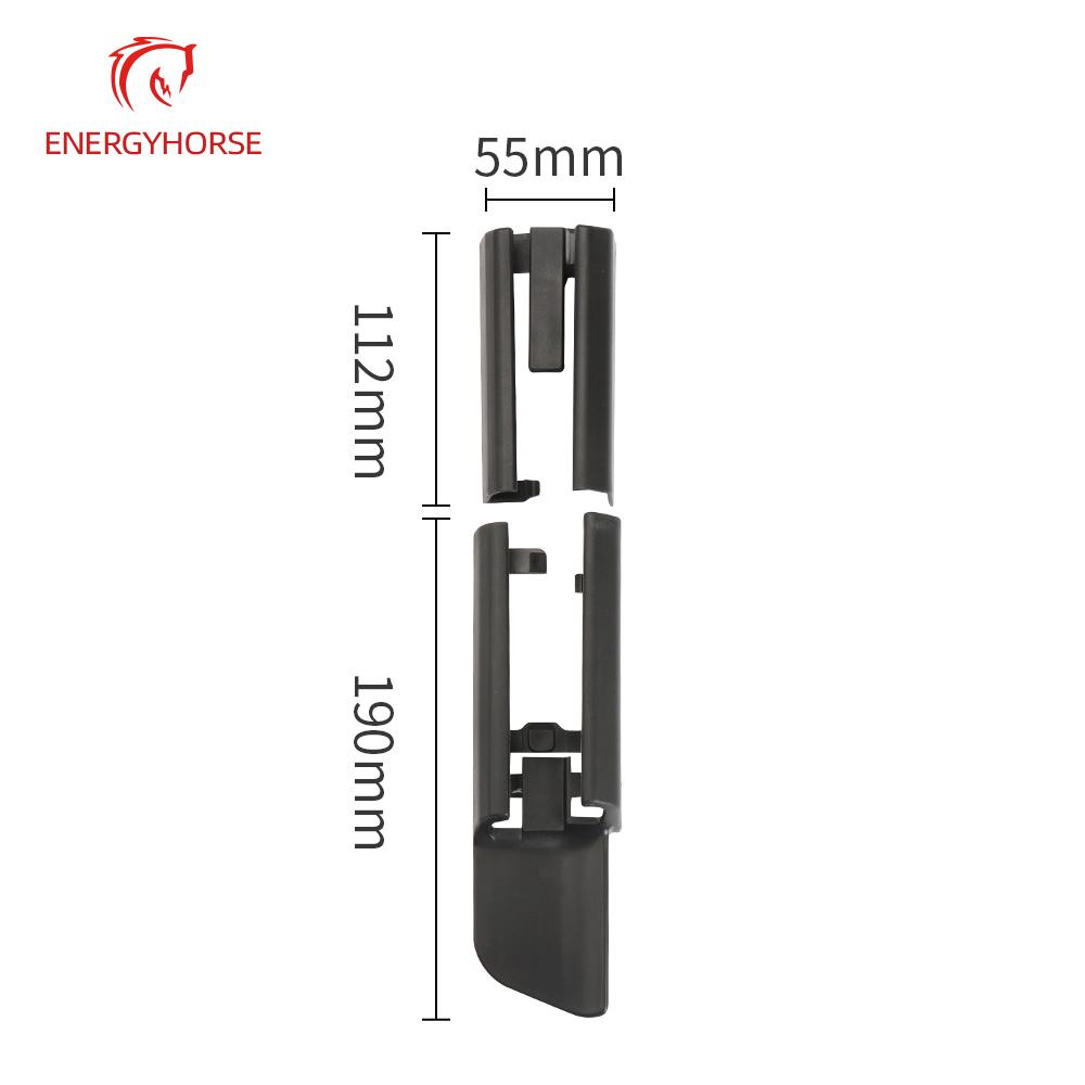 Black ABS Car Seat Rail Trim Cover Sliding Track Bonnet Front Rear Left Right For BMW G30 G11 G12 F15 F16 5 7 Series