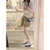 Sheepskin Version~ Velcro Casual Sneakers Flat Mary Jane Shoes Women's Ballet Shoes Dexun Shoes