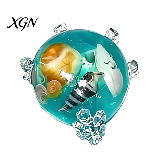 TPR Stress Ball Ocean Seashells Anxiety Relief Clear Squeeze Travel Relaxation Tool Toy Home Office Workers Hand Sensory Portable
