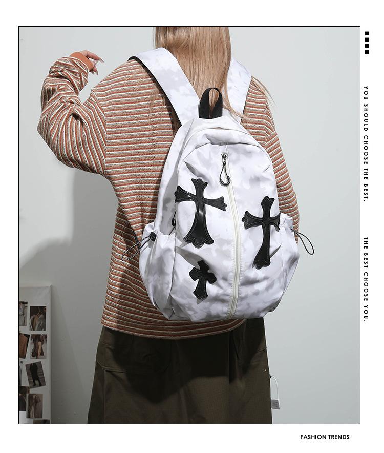 Schoolbag1011 new schoolbag cute ins Japanese simple niche versatile light student large capacity backpack backpack
