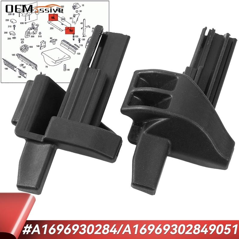 2x Parcel Shelf Plastic Clips A1696930284 For Mercedes-Benz A B Class W169 W245 Luggage Cover Fastener Replacement