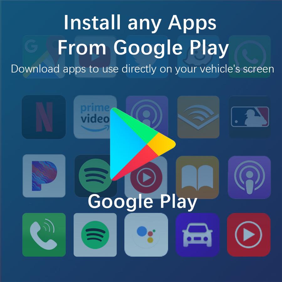 For Support Carplay Ai Box Wireless Android Auto GPS 4G LTE Multimedia Adapter