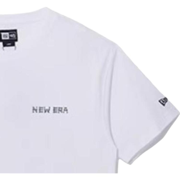 New Era SS25 Back Logo Letter Comfortable Minimalist New Chinese Style Short Sleeve T-Shirt Unisex T-Shirt 14529336
