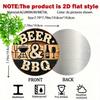 Metal Tin Sign Vintage Beer BBQ Pub Decor Wall Art