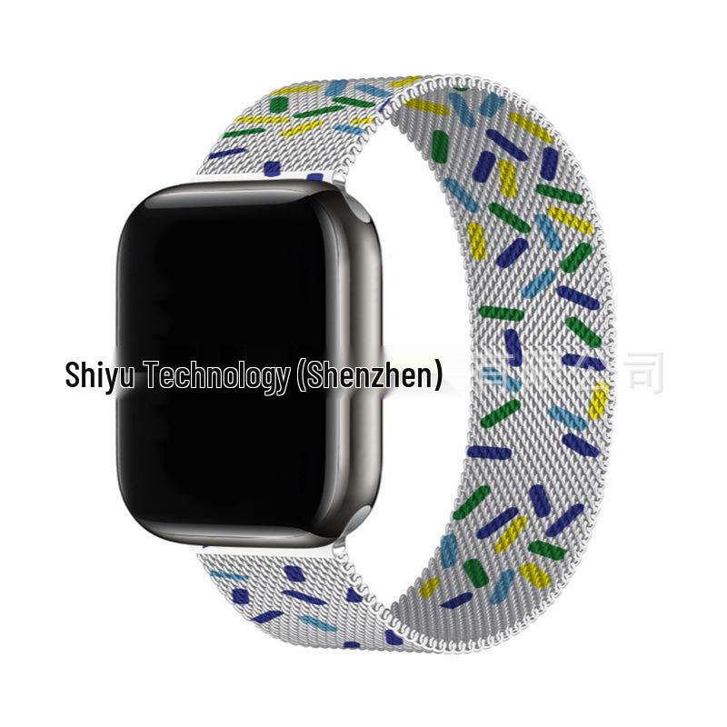 Correa de Metal Compatible para Apple Watch Series 5-9, SE