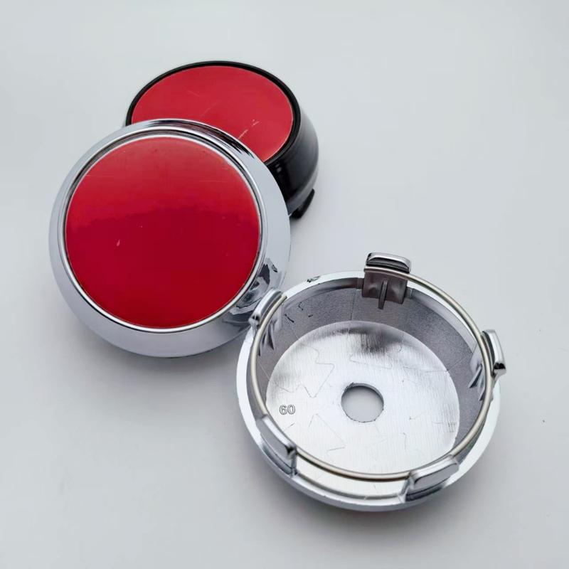 4pcs 60mm 64mm 65mm 68mm 69mm No Logo Emblem Car Wheel Center Caps Wheels Hub High Cap Rim Hubcaps Dust Cover Car Accessories