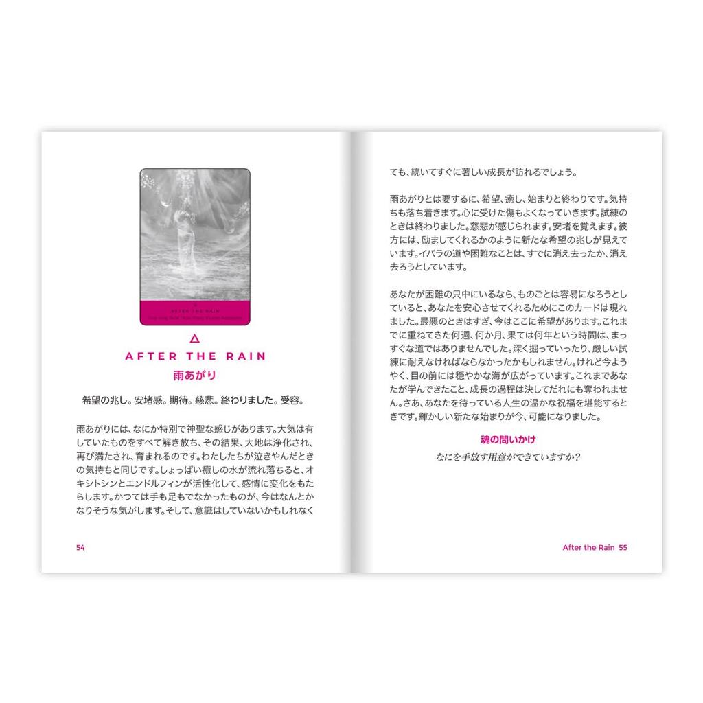 I.I.J. Rose Oracle Cards, Japanese Version, Affirmation, Fortune Telling, with Japanese Instructions