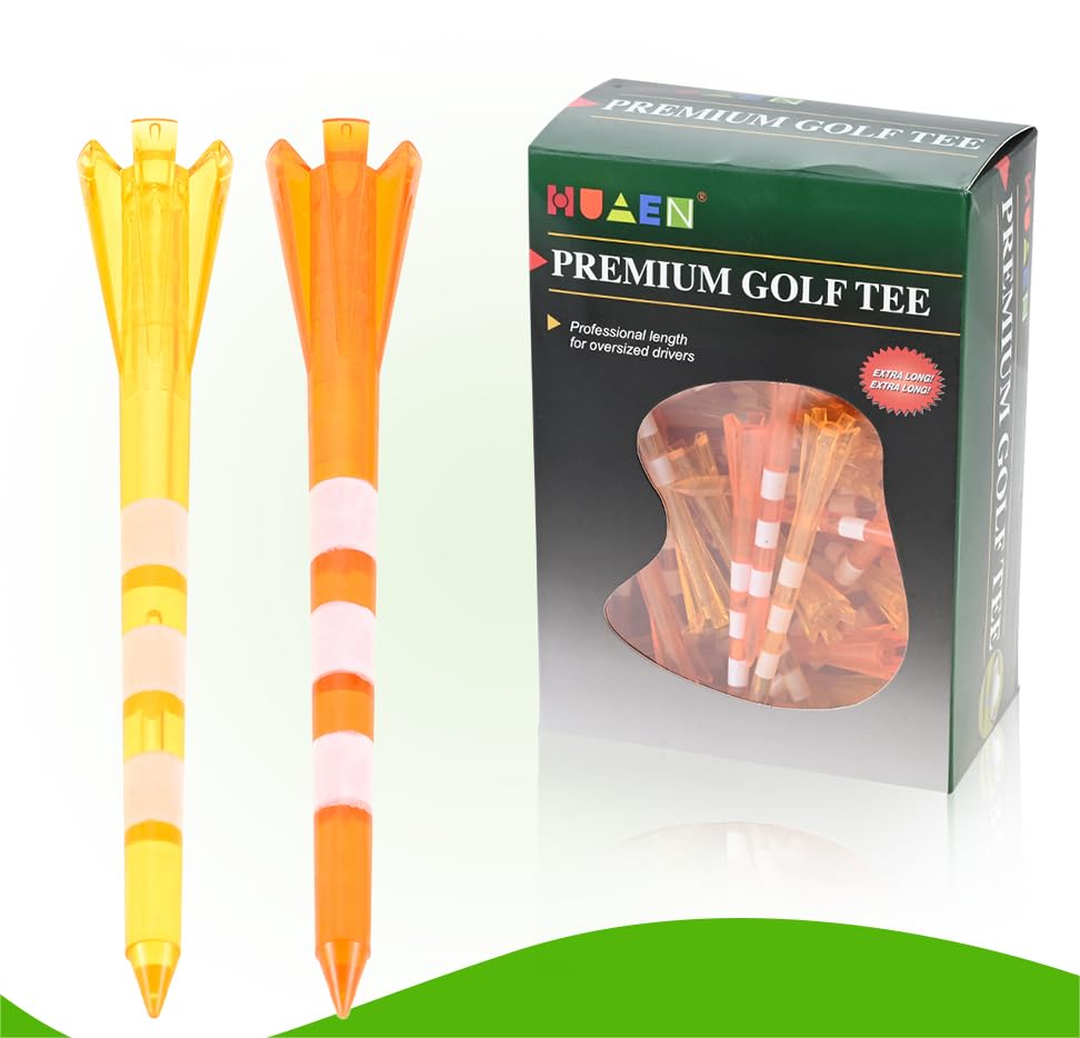 SURIEEN 100 Value Golf Tees Long Tees 83mm 2 Colors 83mm*100 pieces