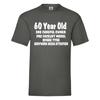 Funny 60th Birthday T-Shirt - 60 Year Old "One Careful Owner" - Novelty Gift