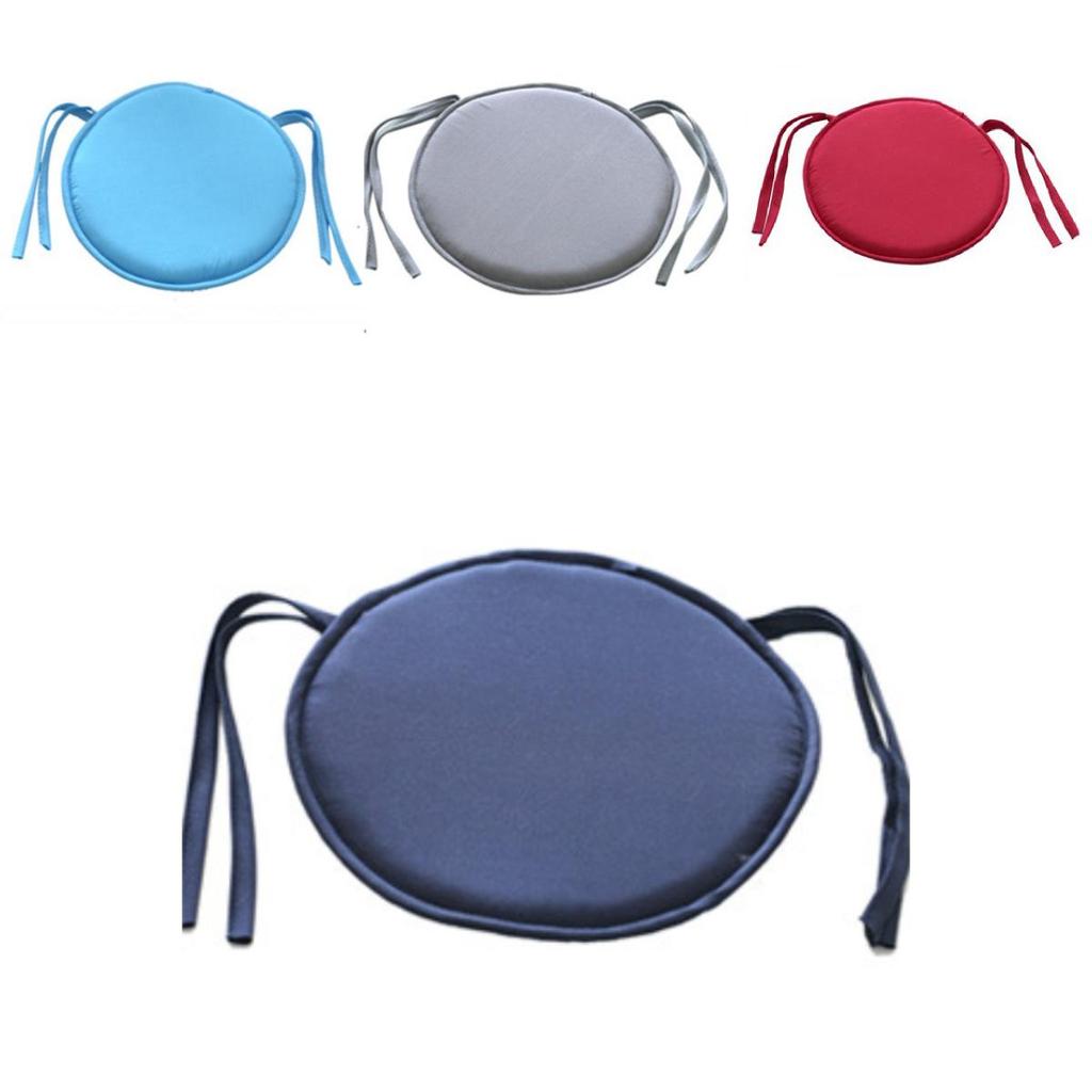 Modern Minimalist Round Sponge Seat Pad With Removable Cover For Living Room