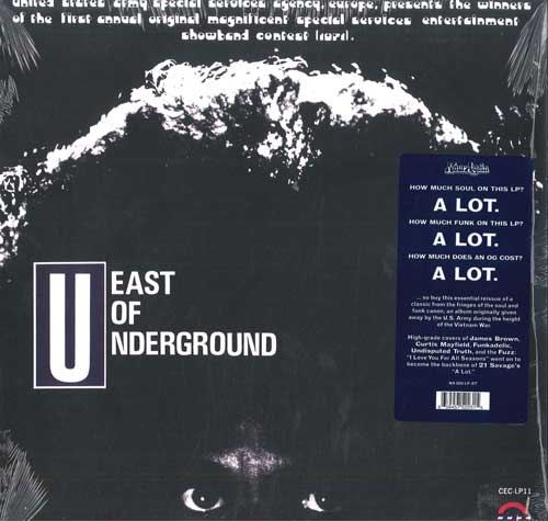 

LP Record EAST OF UNDERGROUND - East Of Underground NA5223LPST Now-Again Recor 2022 US Soul/Funk