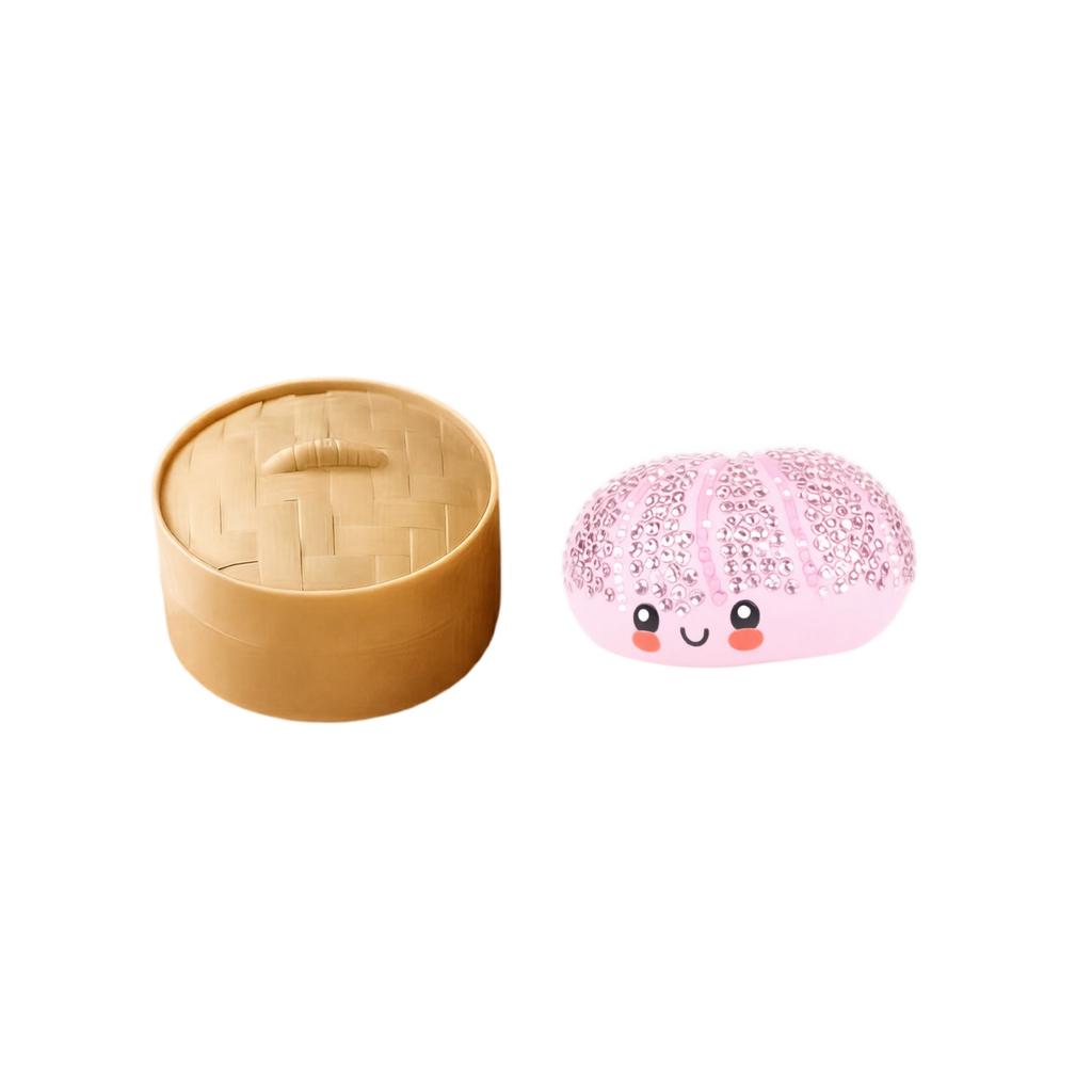 Baozi Toy with Steamer - Cute Soft Sensory Toy for Kids and Adults
