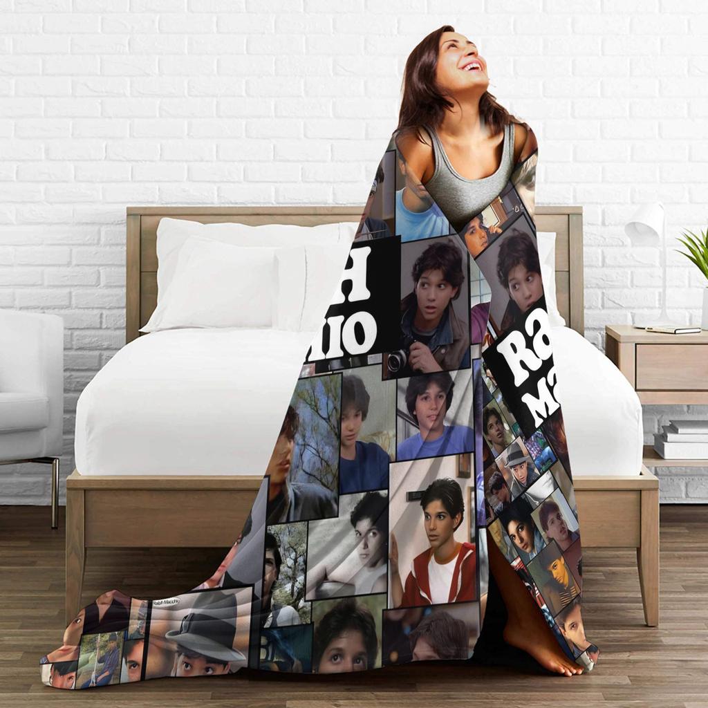 Ralph Macchio Blanket Quality Super Soft  Throw Blanket Winter Camping Living Room Print Bedspread