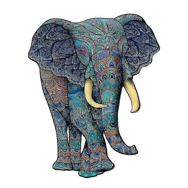 Wooden Puzzle Gift Box With Children's Puzzle Animal Pattern