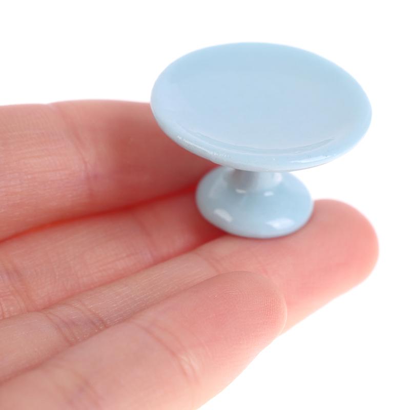 1:12 Miniature Food DIY Craft For Dollhouse Mini Ceramics Dessert Pan Cake Stand Fruit Tray Glass Red Wine Cup Doll Kitchen Toys