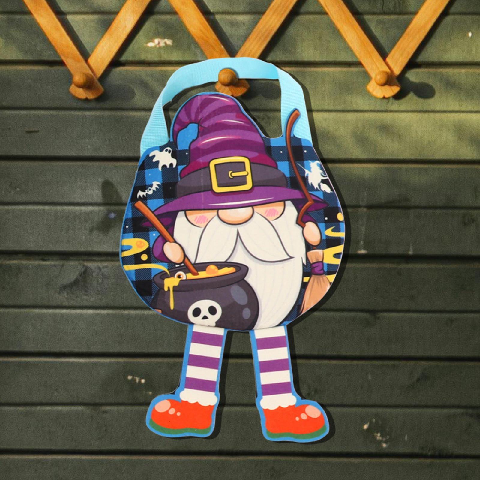 

Сумка для конфет на Хэллоуин, многоразовые нетканые сумки-тоут, конфеты One Size фиолетовый