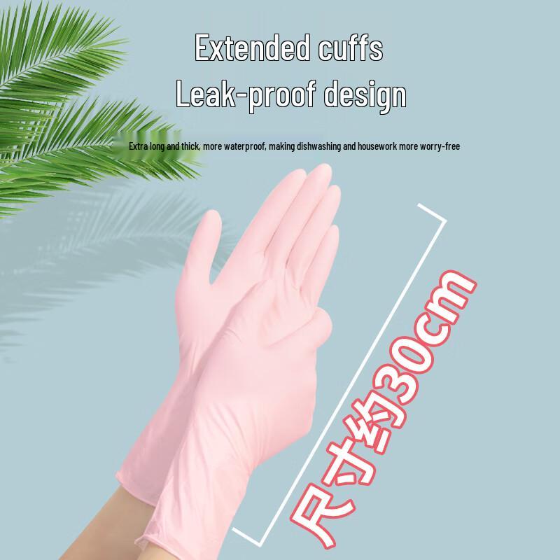 WOLSGIN Disposable Nitrile Rubber Gloves