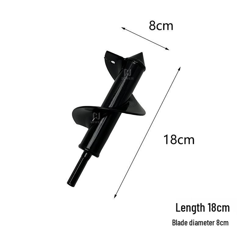 Electric Earth Auger Drill Bit: Garden Plant & Vegetable Soil Loosening Tool