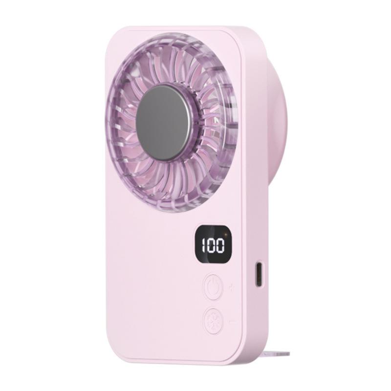 Ultra-Thin Portable Folding Fan with USB Charging and Long Battery Life 130mm Pocket Size