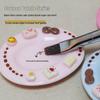 Mini Cake Cartoon Nail Art Palette: Portable Cream, Painting, and Jewelry Pigment Mixer