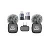 Dual Wireless Lavalier Microphone with Digital Display & AI Noise Reduction for Video Streaming & Live E-commerce
