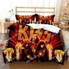 Kiss Rock Band Bedding Set For Bedroom Soft Modern Bedspreads Comefortable Kids Duvet Cover Quilt Cover And Pillowcase