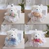 Small Candy Dress Bear Plush Doll Pendant For Girls Gifts And Bag Decorations
