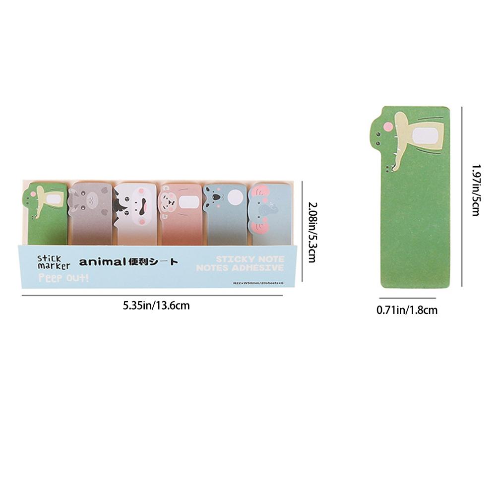 Cute cartoon animal series row seat convenient post creative n times post high appearance guide post message note post