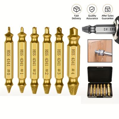 Damaged Screw Extractor Set, Stripped Screw Extractor Kit For Slide Thread, Broken Bolt Extractor,Bolt Remover