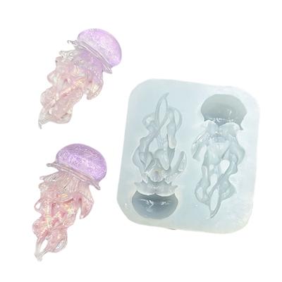 Moules d'Embellissement pour Ongles en Silicone Forme Méduse Accessoire Moulages pour Loisirs Créatifs Convient aux Passionnés de Beauté Cadeau