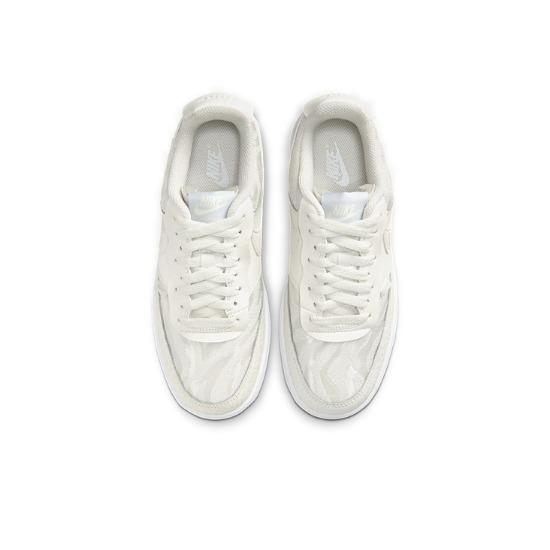 Nike Court Vision Low Premium tacked Swoosh - Sail' CI7599-100 Women's Shoes