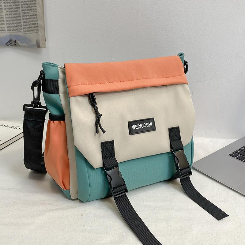 

Summer Women s Bags for Women s New Contrasting Color Postman Bag Commuting Bags Small Shoulder Bags One-shoulder Crossbody Bags